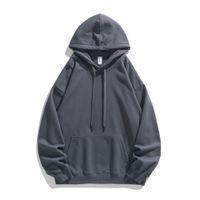 Unisex-hoodies Lange Ärmel Tasche Lässig Einfacher Stil Einfarbig main image 5