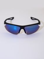 Casual Fitness Sports Geometric Pc Uv Protection Sport Avaitor Biker Half Frame Sports Sunglasses main image 2