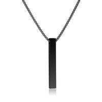 Casual Classic Style Cross Pistol Solid Color Alloy Plating Men's Pendant Necklace sku image 3