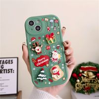 Cute Retro Santa Claus Elk Tpu   Phone Cases main image 4