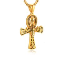 Casual Classic Style Cross Pistol Solid Color Alloy Plating Men's Pendant Necklace sku image 6