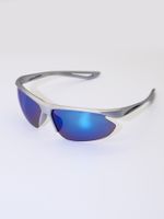 Casual Fitness Sports Geometric Pc Uv Protection Sport Avaitor Biker Half Frame Sports Sunglasses sku image 2