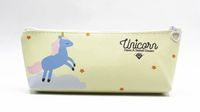 Unicorn Pu Leather School Cartoon Style Pencil Case sku image 1