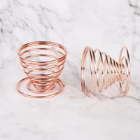 Simple Style Solid Color Metal Powder Puff Holder 1 Piece main image 2