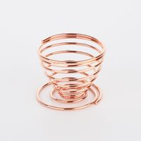 Simple Style Solid Color Metal Powder Puff Holder 1 Piece sku image 1