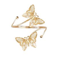 Mode Neues Schmuckarmband Übertrieben Metall Blume Armring Diamant Offenes Armarmband sku image 3