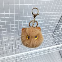 Modern Style Cat Plush Bag Pendant Keychain sku image 3