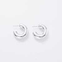 1 Pair Simple Style Geometric Solid Color Plating Arylic Gold Plated Silver Plated Ear Studs sku image 4