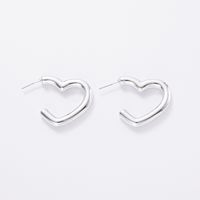 1 Pair Simple Style Star Water Droplets Heart Shape Plating Arylic Ear Studs sku image 4