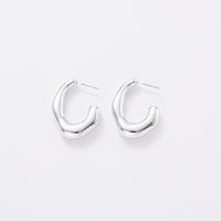 1 Pair Simple Style Star Water Droplets Heart Shape Plating Arylic Ear Studs sku image 9