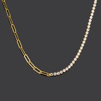 Elegant Lady Geometric Copper Zircon Bracelets Earrings Necklace In Bulk main image 3