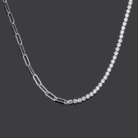 Elegant Lady Geometric Copper Zircon Bracelets Earrings Necklace In Bulk sku image 6