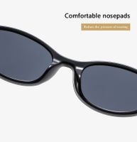 Simple Style Classic Style Commute Color Block Ac Oval Frame Full Frame Women's Sunglasses main image 4