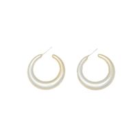 Wholesale Jewelry Elegant Sweet Geometric Solid Color Arylic Plating Ear Studs main image 2