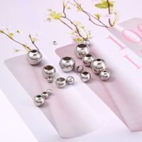 Simple Style Solid Color Stainless Steel Jewelry Accessories main image 4
