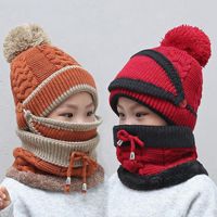 Women's Basic Color Block Beanie Hat main image 1