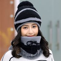 Women's Commute Solid Color Eaveless Wool Cap sku image 1