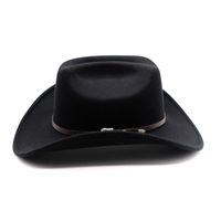 Men's Elegant Solid Color Curved Eaves Fedora Hat main image 4