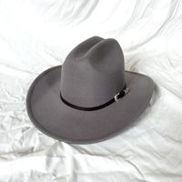 Men's Elegant Solid Color Curved Eaves Fedora Hat sku image 4