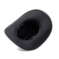 Men's Elegant Solid Color Curved Eaves Fedora Hat main image 3