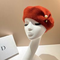 Women's Elegant Basic Simple Style Solid Color Eaveless Beret Hat sku image 14