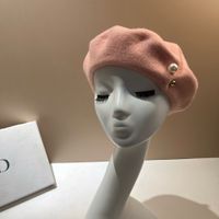 Femmes Élégant De Base Style Simple Couleur Unie Sans Gouttière Chapeau Béret sku image 5