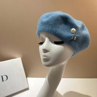 Women's Elegant Basic Simple Style Solid Color Eaveless Beret Hat sku image 16