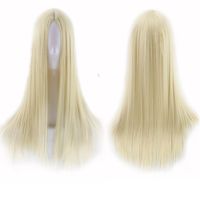 Women's Sweet Party Street High Temperature Wire Long Bangs Long Straight Hair Wigs sku image 5