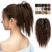 Women's Casual Multicolor Casual High Temperature Wire Ponytail Wigs main image 3