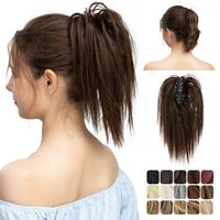 Women's Casual Multicolor Casual High Temperature Wire Ponytail Wigs main image 4