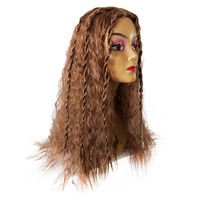 Women's Sweet Holiday Party High Temperature Wire Curls Wig Net main image 3