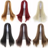 Women's Sweet Party Street High Temperature Wire Long Bangs Long Straight Hair Wigs main image 6