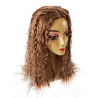 Women's Sweet Holiday Party High Temperature Wire Curls Wig Net main image 2