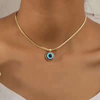 Streetwear Devil's Eye Zinc Alloy Plating 14k Gold Plated Women's Pendant Necklace main image 8