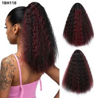 Women's Sexy Multicolor Casual High Temperature Wire Ponytail Wig Clips sku image 2