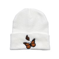 Unisex Simple Style Butterfly Eaveless Wool Cap main image 4