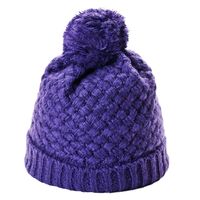 Women's Simple Style Solid Color Pom Poms Flat Eaves Wool Cap sku image 3