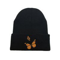 Unisex Simple Style Butterfly Eaveless Wool Cap main image 1