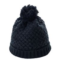 Women's Simple Style Solid Color Pom Poms Flat Eaves Wool Cap sku image 5