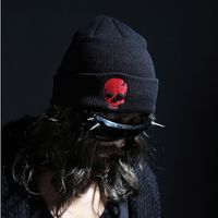 Unisex Exaggerated Punk Streetwear Skull Eaveless Wool Cap main image 2