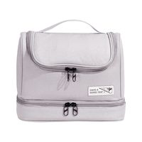 Basic Solid Color Polyester Square Makeup Bags sku image 3