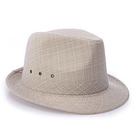 Women's Elegant Solid Color Crimping Fedora Hat main image 2