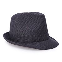 Women's Elegant Solid Color Crimping Fedora Hat main image 4