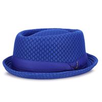 Men's Elegant Solid Color Side Of Fungus Fedora Hat main image 5