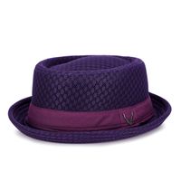 Men's Elegant Solid Color Side Of Fungus Fedora Hat main image 2