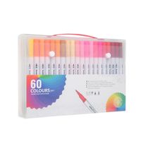 1 Set Solid Color Learning Plastic Casual Marker Pen sku image 9