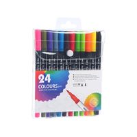1 Set Solid Color Learning Plastic Casual Marker Pen sku image 4