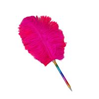 1 Piece Solid Color Learning Feather Classic Style Gel Pen main image 3
