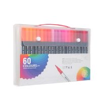 1 Set Solid Color Learning Plastic Casual Marker Pen sku image 10