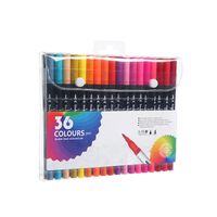 1 Set Solid Color Learning Plastic Casual Marker Pen sku image 6